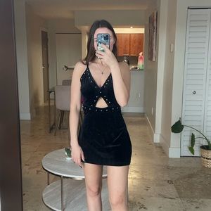 Garota Velvet black dress 🖤